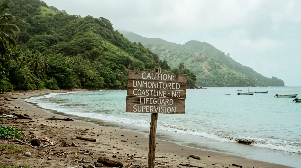 Indian Ocean island setting representing a low-cost fast-processing offshore gambling licence with limited oversight